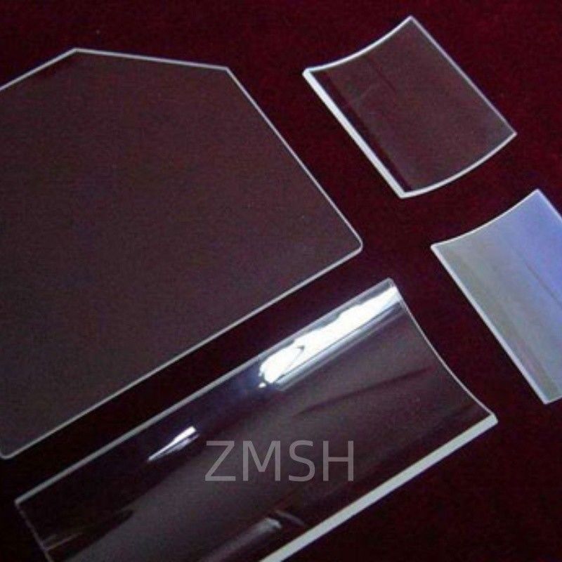 Quartz Glass Windows CNC Machined Irregular Fused Silica Plates For Optical And Laser Systems