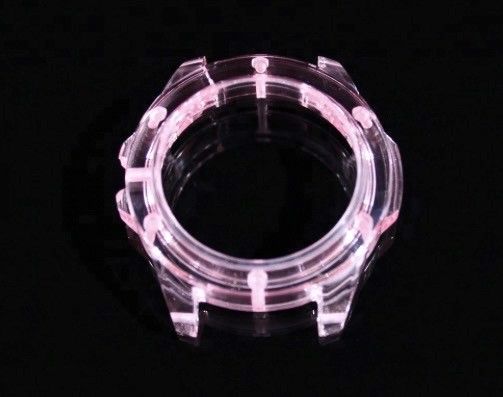 Red Single Sapphire Crystal Glass , Custom Sapphire Watch Crystal Transparent