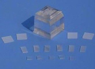 10x10 mmt Tellurium Oxide TeO2 Crystals , Crystal Wafer Substrate TeO2