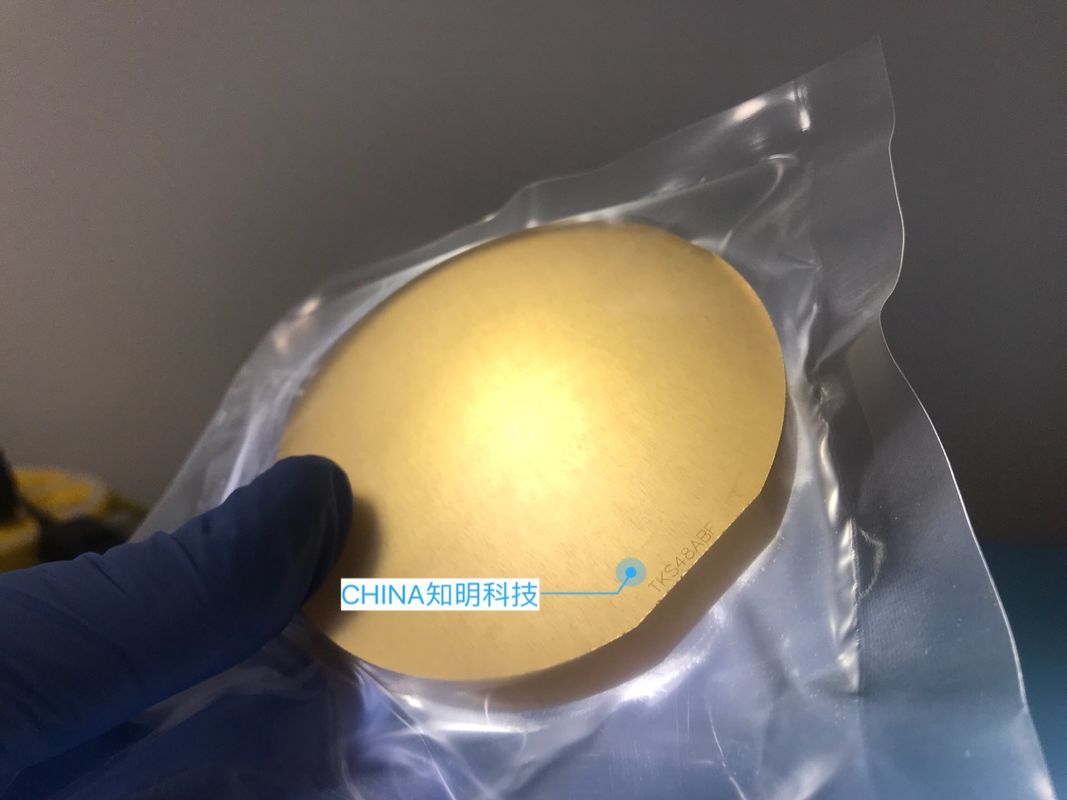 4H-N Semi Transparent Sapphire Substrate , SiC Crystal Ingot Optical Widows Lens