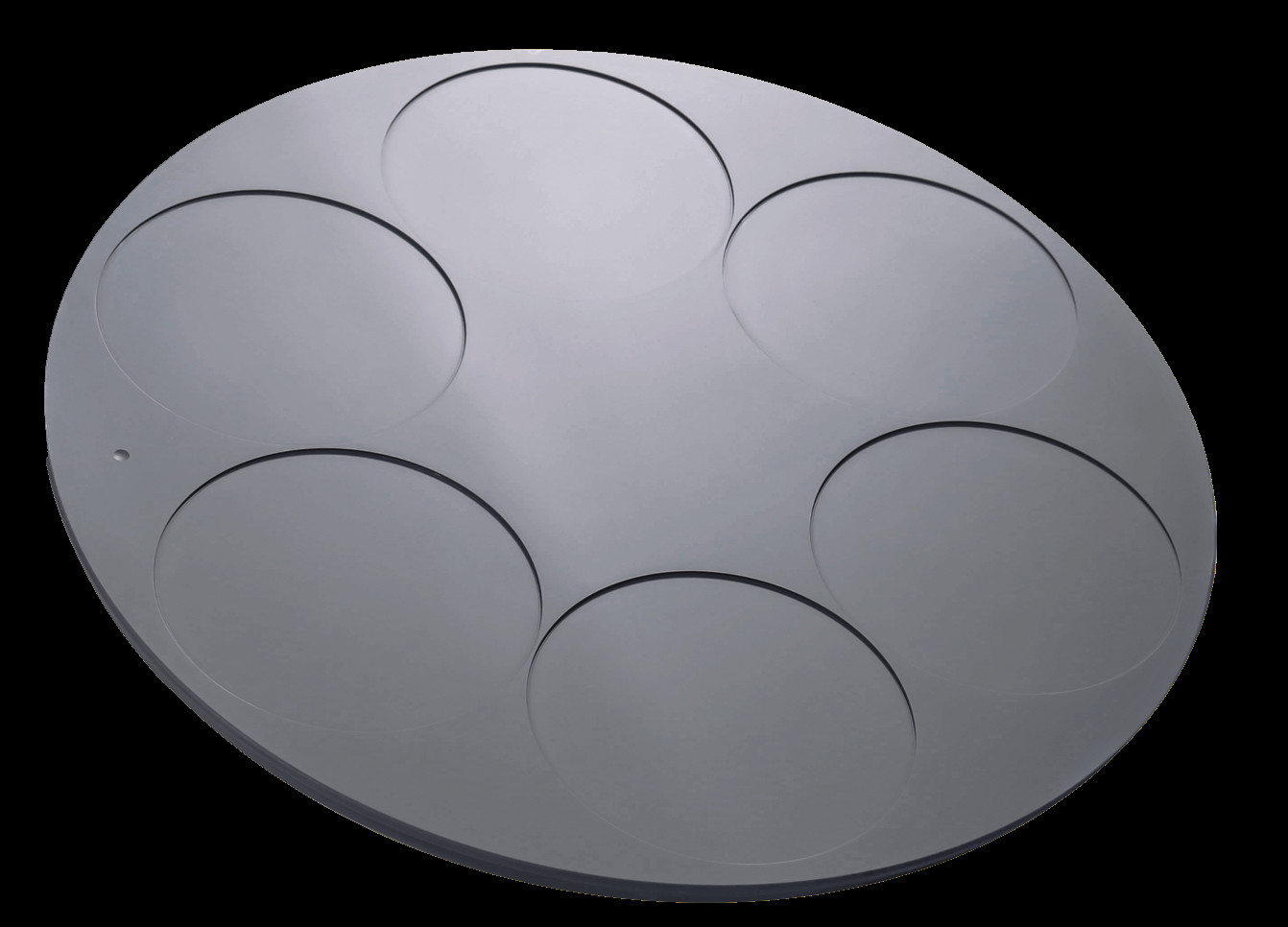 6 Inch Silicon Carbide SiC Coated Graphite Tray High Temperature ...