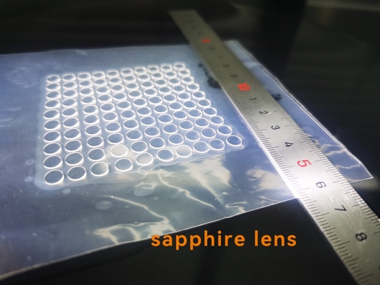 Good price Al2O3 Custom Single Crystal Sapphire Laser Cut Windows Glass Dia5.5 x 0.5mmt DSP online