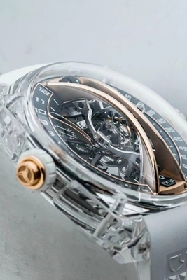 Good price Custom Optical Glass Sapphire Crystal Watch Case Bezel Parts C-axis online