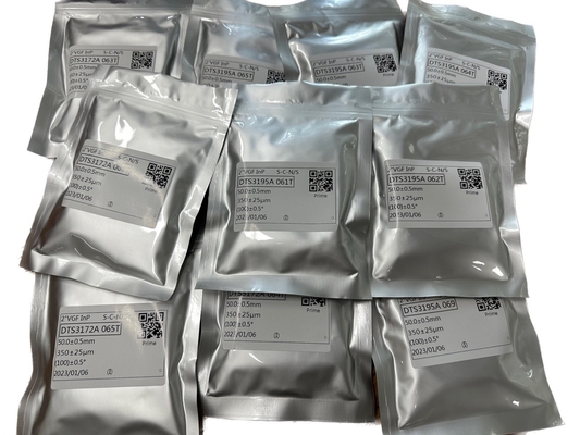 Single Crystal InP Indium Phosphide Wafers 350 - 650um Thickness