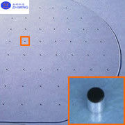 Through Glass Vias (TGV) JGS1 JGS2 Sapphire BF33 Quartz Customizable Dimensions Thickness Can Low As 100 Μm