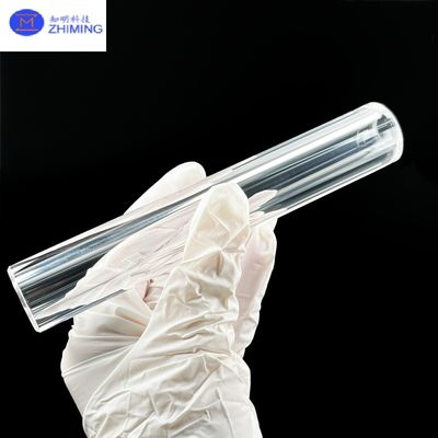Good price KY Method Sapphire Tube Al2O3 Single Crystal with Wide Transmission Wavelength Range Customizable Size and Chemical Inertness online