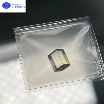 Good price TiO₂ Single Crystal Prism with 3-Side Polished Surfaces and <001>/<110> Orientation for Optical Research online