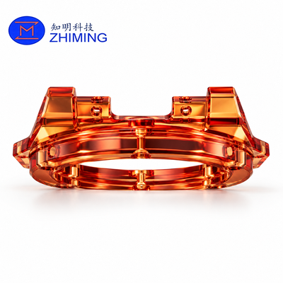 Good price Blood Orange Sapphire Watch Case Custom Precision-Machined Transparent Sapphire Housing for Luxury Watches online
