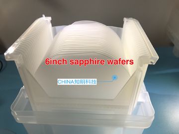 Good price 150mm 6 Inch Sapphire Substrate Al2O3 DSP Ssp 1.0mmt For Led PSS Customized online