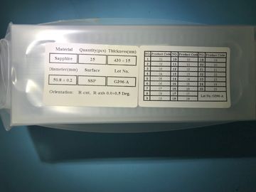 Good price 2 Inch DSP SSP Gallium Nitride Wafer A Axis Sapphire Substrates GaN Epitaxial Templates online