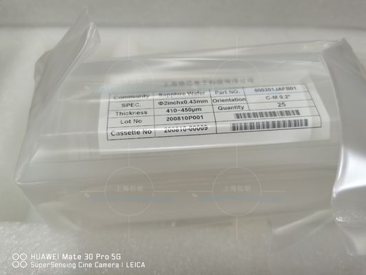Good price 430um Optical C Axis Substrate Grade Sapphire Wafer online