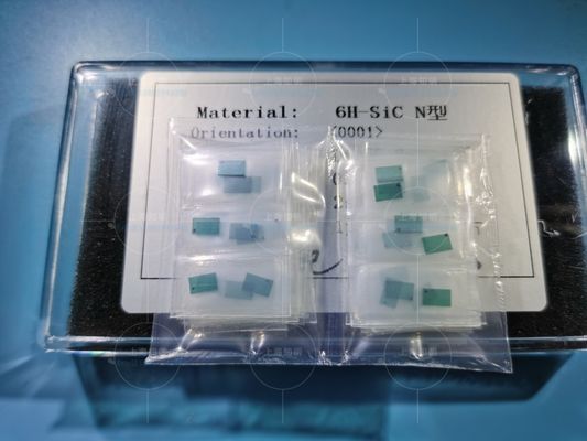 Good price Single Crystal 5*5mm 6H-N Polished Silicon Carbide Wafer online