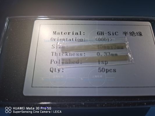 Good price 9.4 Hardness Optical Sic Chips Silicon Carbon Wafers online