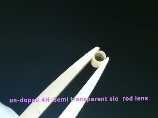 Good price Polished Undoped 4h Semi Sic Single Crystal Rod Lens high purity online