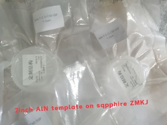 Good price 2 Inch Sapphire Substrate AlN Template Layer Wafer For 5G BAW Devices online