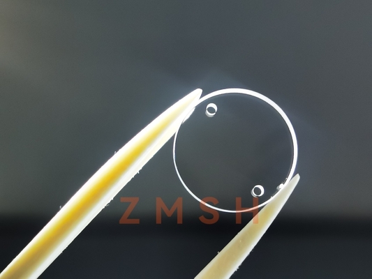 Good price Customized Size Sapphire Optical Window 2mm Thickness With Hole online