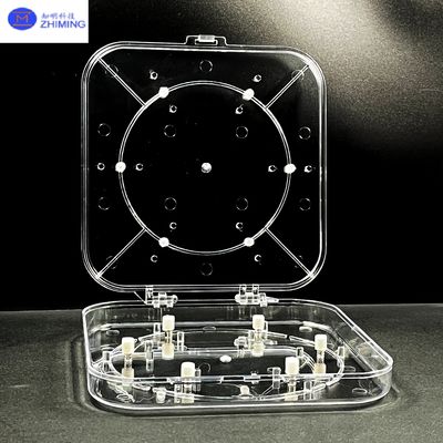 Adjustable Wafer Box Transparent PC Wafer Carrier for Semiconductor ...