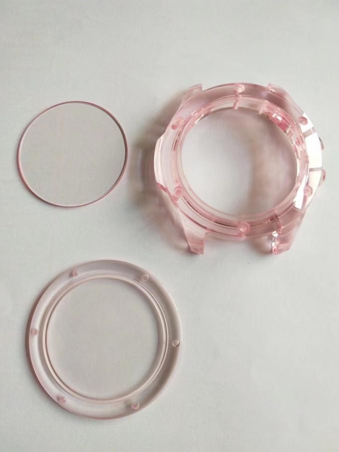 Pink Blue Color Sapphire Crystal Watch Glass Replacement Customized Size