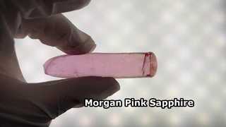 Morgan Pink Sapphire Crystal
